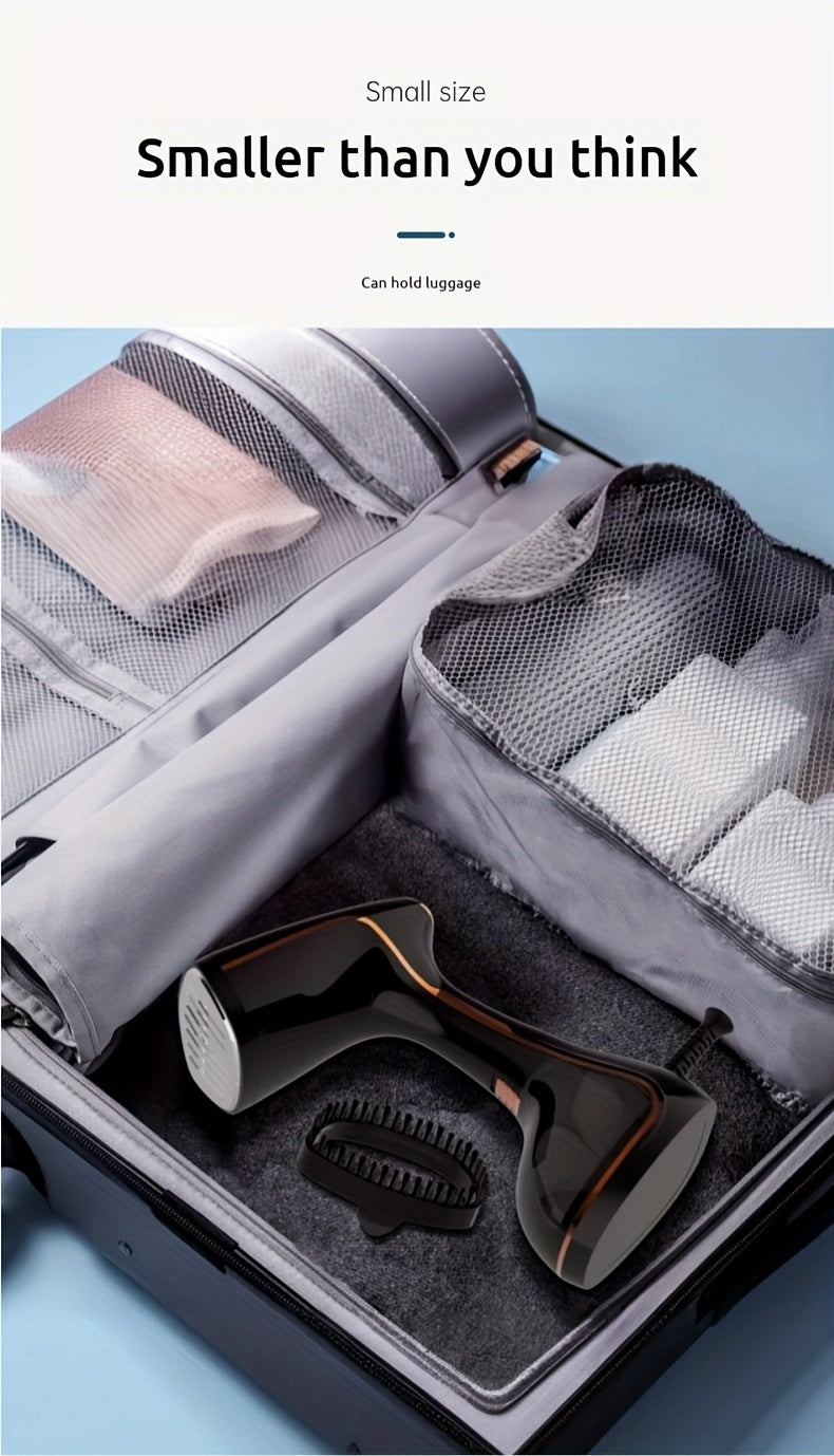 2025 New Model - Handheld Garment Steamer with LED Display, 9-Second Fast Heating, Touch Control, 3 Adjustable Steam Levels, Ideal for Wrinkle Removal at Home and Travel