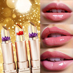 Beauty Waterproof Crystal Clear Beautiful Jelly Flower Lipstick Long Lasting Lip Balm Lips Moisturizer Magic Temperature Color Change Lip