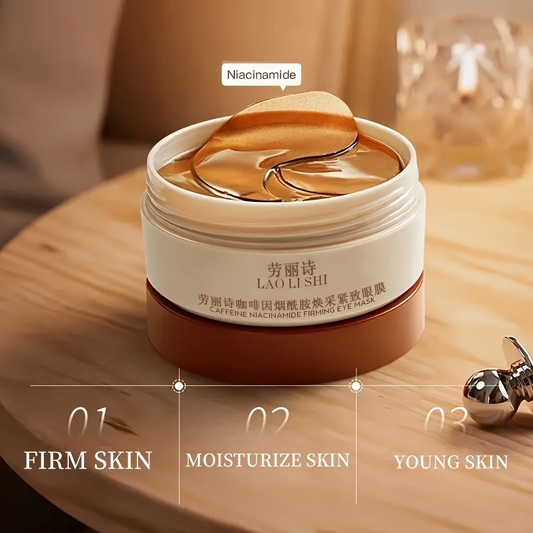 60pcs Eye Patches, Moisturizing Collagen Eye Mask, 24K Anti-Aging Eye Bandages, Hydrogel Eye Pads Against Dark Circles Remove Wrinkles and Puffiness Bags