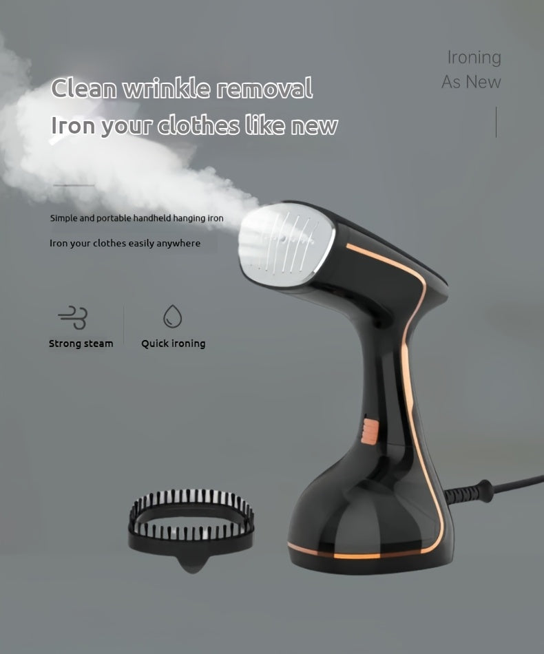 2025 New Model - Handheld Garment Steamer with LED Display, 9-Second Fast Heating, Touch Control, 3 Adjustable Steam Levels, Ideal for Wrinkle Removal at Home and Travel
