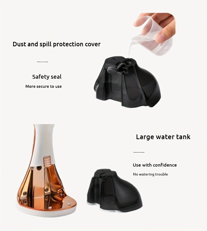 2025 New Model - Handheld Garment Steamer with LED Display, 9-Second Fast Heating, Touch Control, 3 Adjustable Steam Levels, Ideal for Wrinkle Removal at Home and Travel