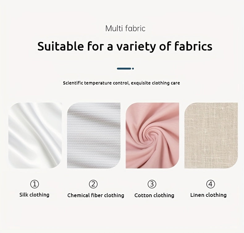 2025 New Model - Handheld Garment Steamer with LED Display, 9-Second Fast Heating, Touch Control, 3 Adjustable Steam Levels, Ideal for Wrinkle Removal at Home and Travel