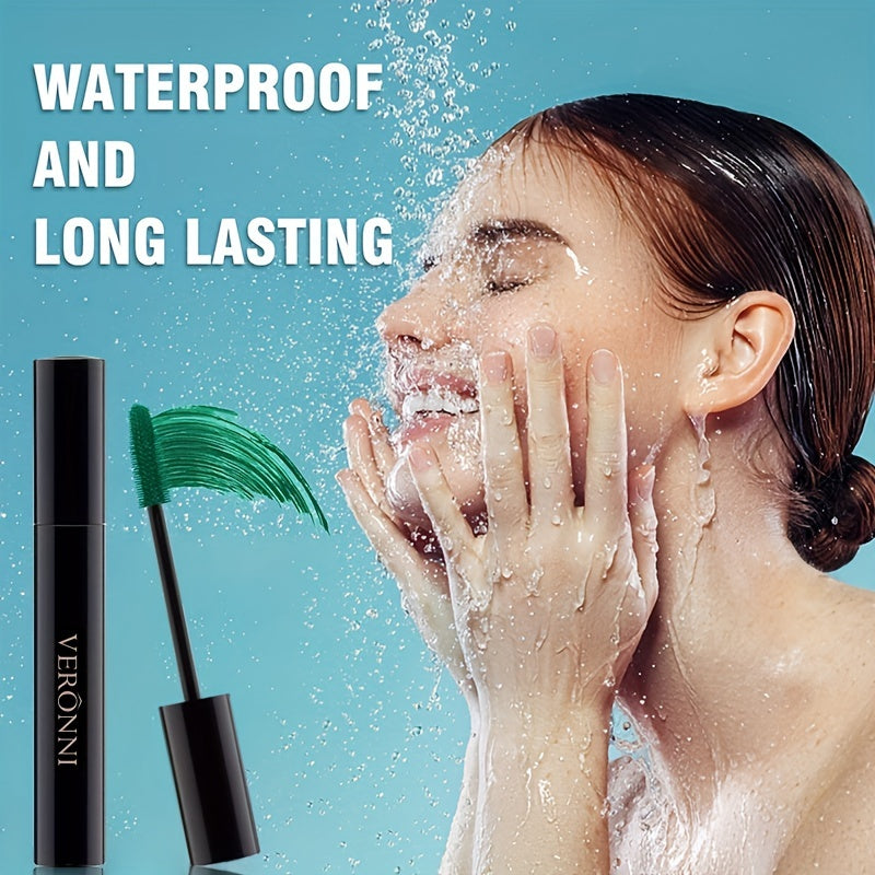 VERONNI 5-Color Waterproof Mascara - Long-Lasting, Smudge-Proof, Curling Formula for All Skin Types