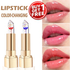 Beauty Waterproof Crystal Clear Beautiful Jelly Flower Lipstick Long Lasting Lip Balm Lips Moisturizer Magic Temperature Color Change Lip