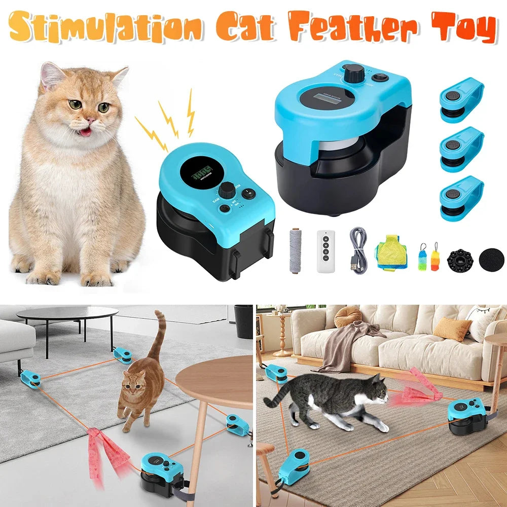 Cat String Treadmill Toy