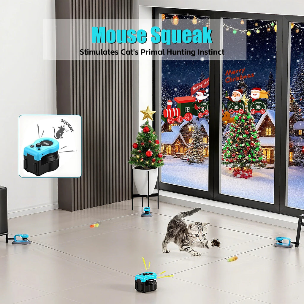 Cat String Treadmill Toy