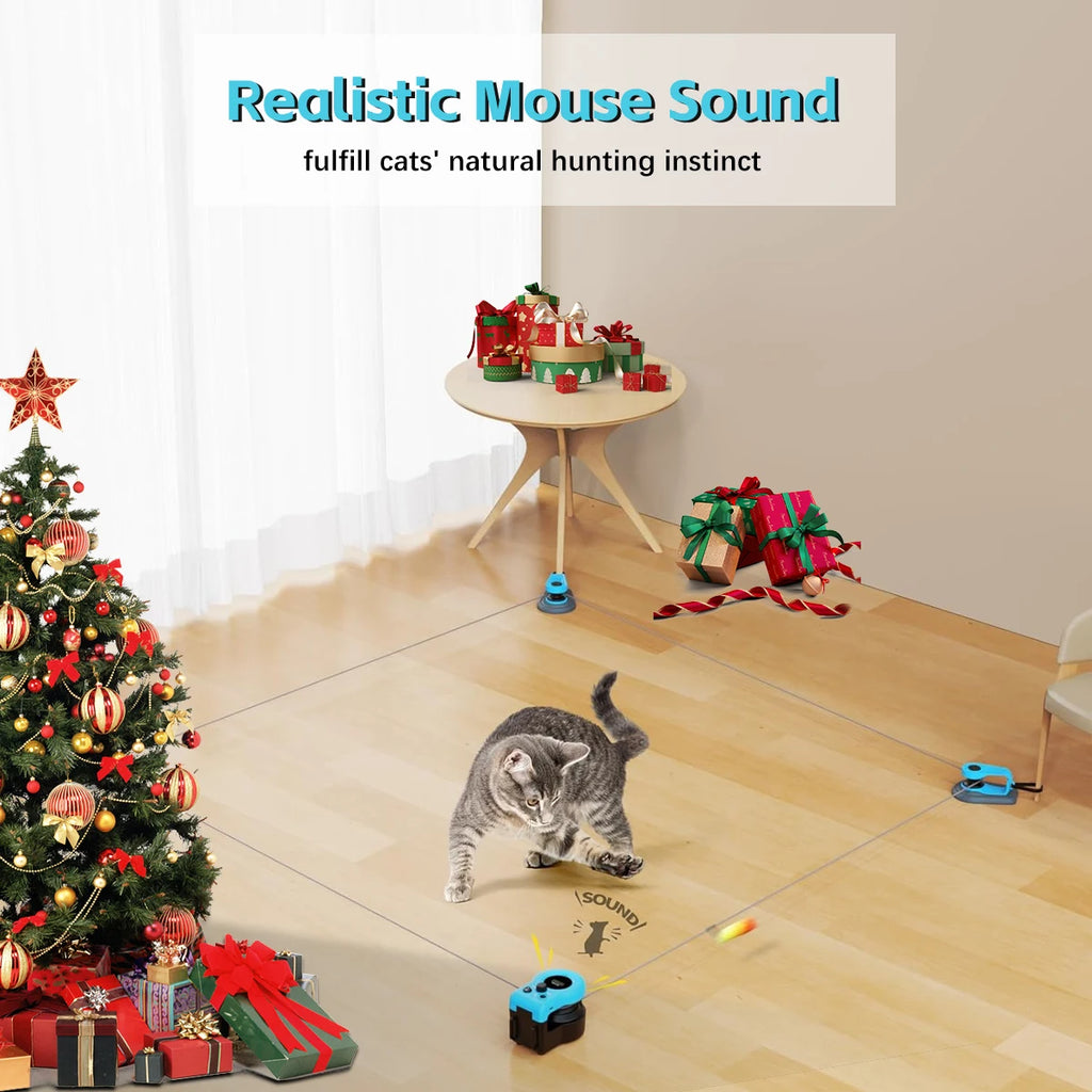 Cat String Treadmill Toy