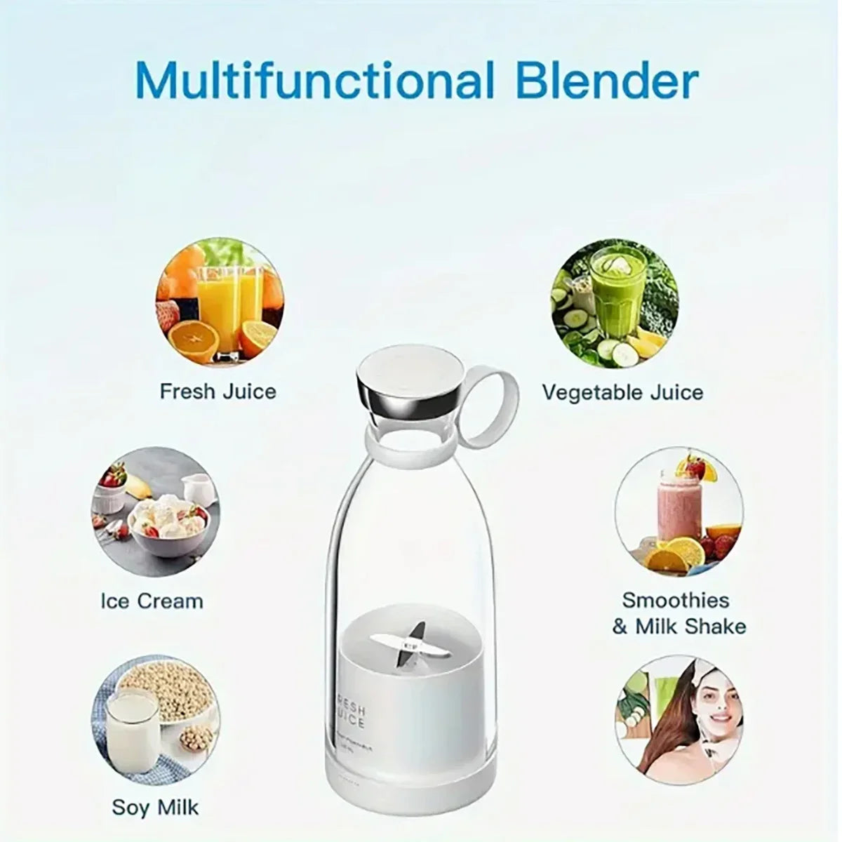 Youguo Juicer Wireless Portable Small Multifunctional Juice Cup Magnetic Charging Juice Mixer