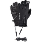 USB Rechargeable Heated Gloves Electric Warming Winter Gloves, 3 Heat Settings, Touchscreen Compatible