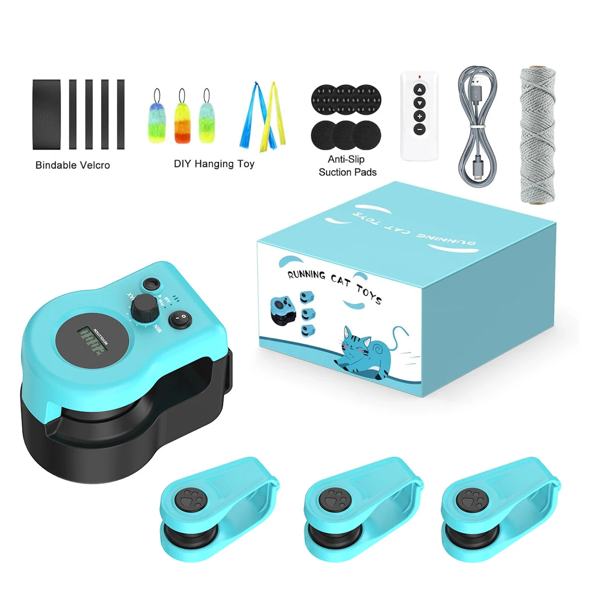 Cat String Treadmill Toy