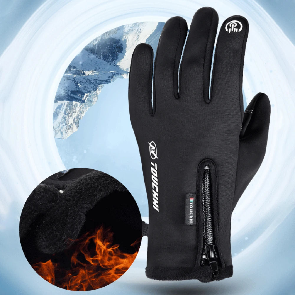 USB Rechargeable Heated Gloves Electric Warming Winter Gloves, 3 Heat Settings, Touchscreen Compatible