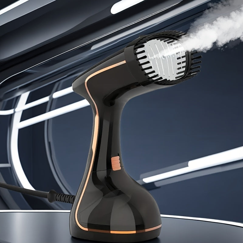 2025 New Model - Handheld Garment Steamer with LED Display, 9-Second Fast Heating, Touch Control, 3 Adjustable Steam Levels, Ideal for Wrinkle Removal at Home and Travel (EU Plug