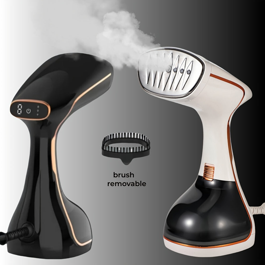 2025 New Model - Handheld Garment Steamer with LED Display, 9-Second Fast Heating, Touch Control, 3 Adjustable Steam Levels, Ideal for Wrinkle Removal at Home and Travel