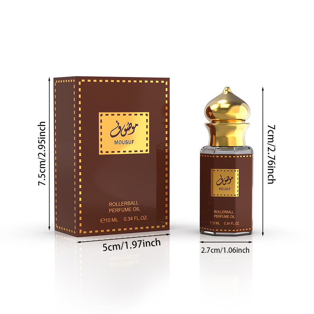 Eau de Toilette Set | Unisex, Woody Oriental Fragrance, Includes Roll-on Perfume Oil, Portable Travel Size, Suitable for Daily Use and Dates, Perfect Gift for Festivals, Brand: MYSTICAL